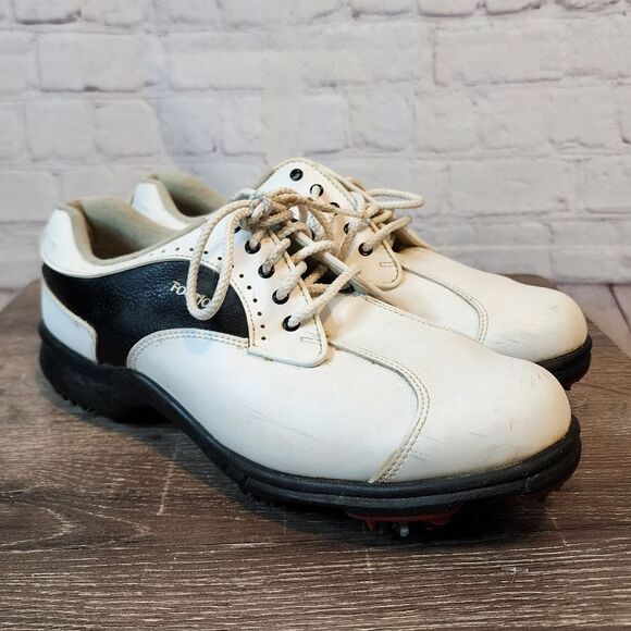 Men's FootJoy Greenjoys golf shoes, size 9 - Picture 1 of 8